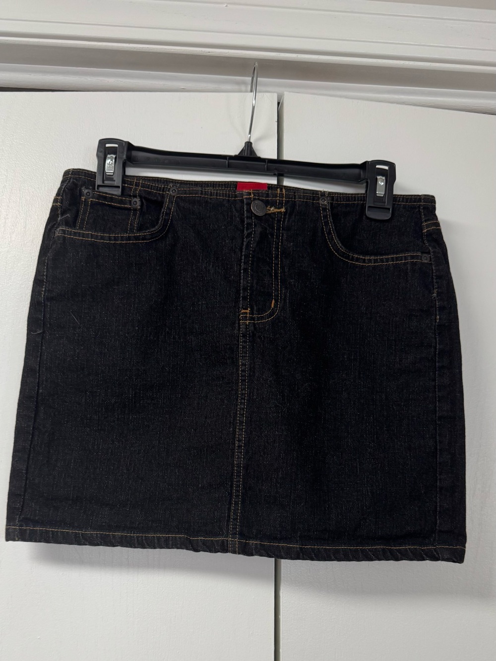 Mossimo Black Jeans Skirt size 7
